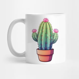 Floral Cactus Art Mug